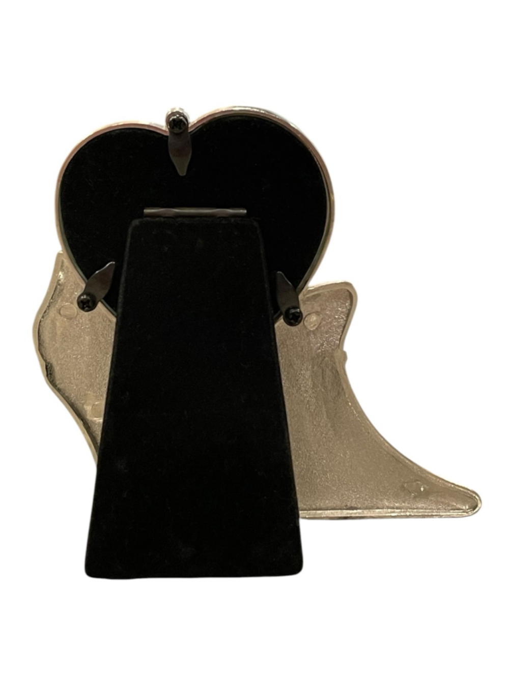 Collette et Cie Leopard Print High Heel 3" x 3" Picture Frame Rhinestone Heart - Picture 4 of 7